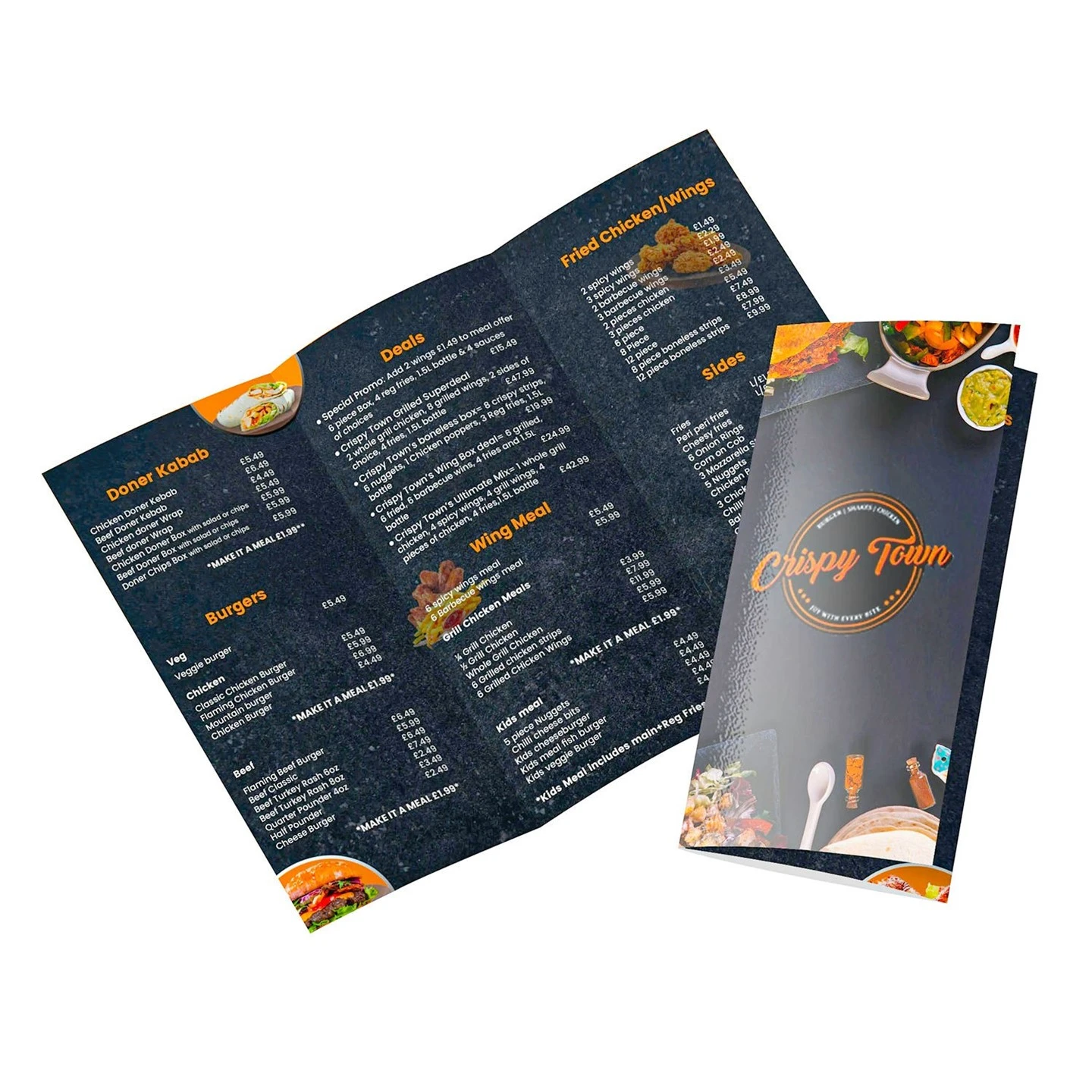 Custom Pizzeria Menus price